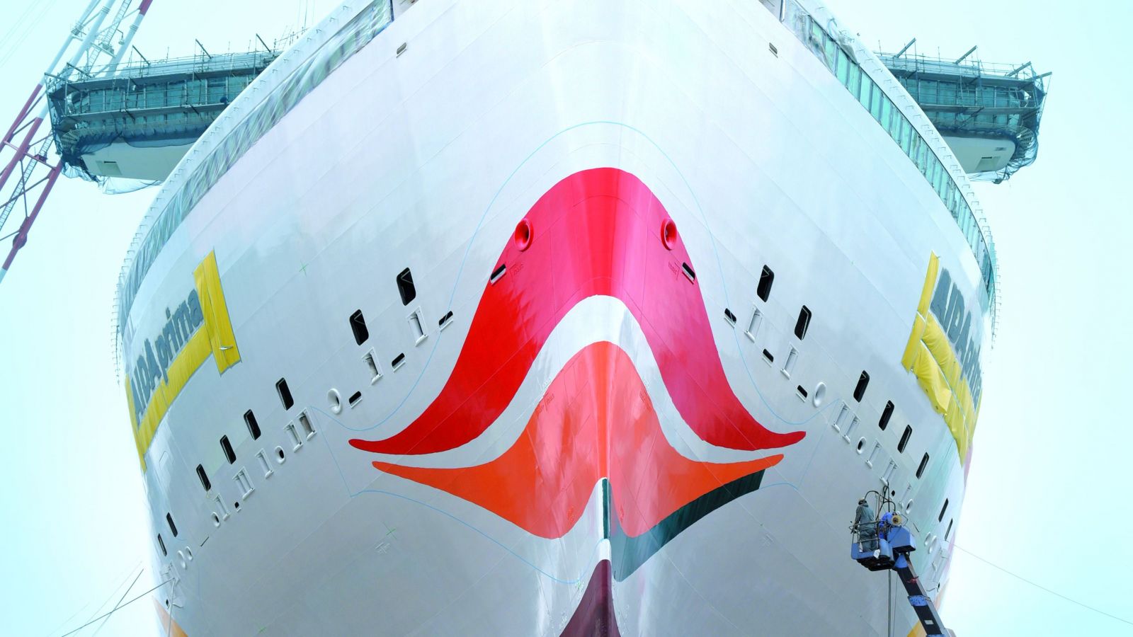 AIDA Cruises AIDAprima bow cruiseship