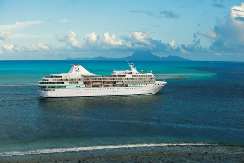 paul gauguin xterior port sidecruises cruise ship sailing
