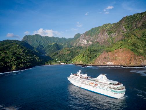 paul gauguin cruises cruise ship exterior fatu hivalview
