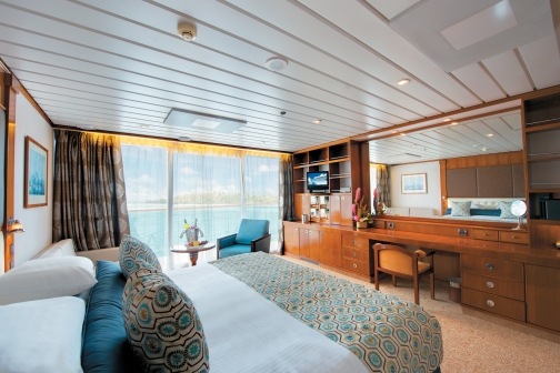 Paul Gauguin veranda suite cruises cruise ship veranda cabin