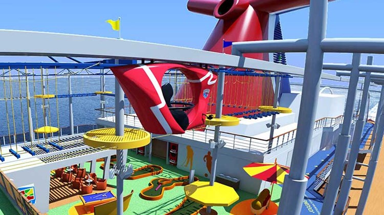 Carnival Vista has variety of fun features