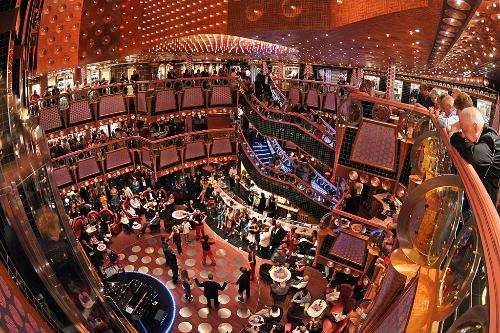 carnival cruise line splendor atrium