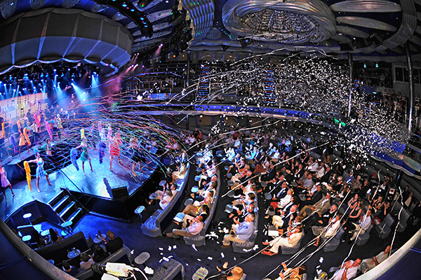 carnival cruise line splendor theater