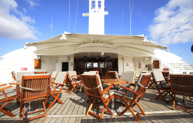 Windstar Cruise Star Pride top deck