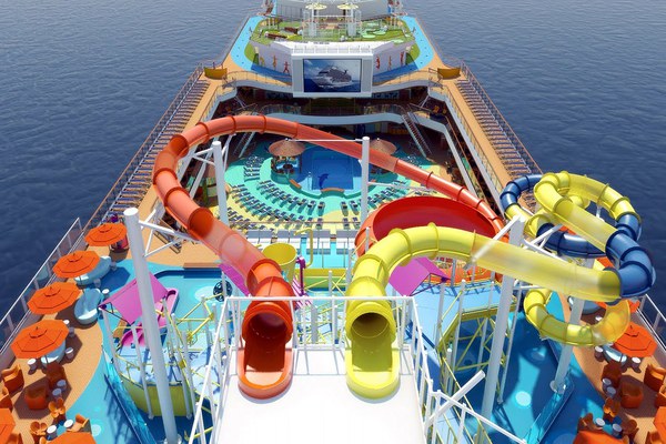 Carnival Magic waterslides