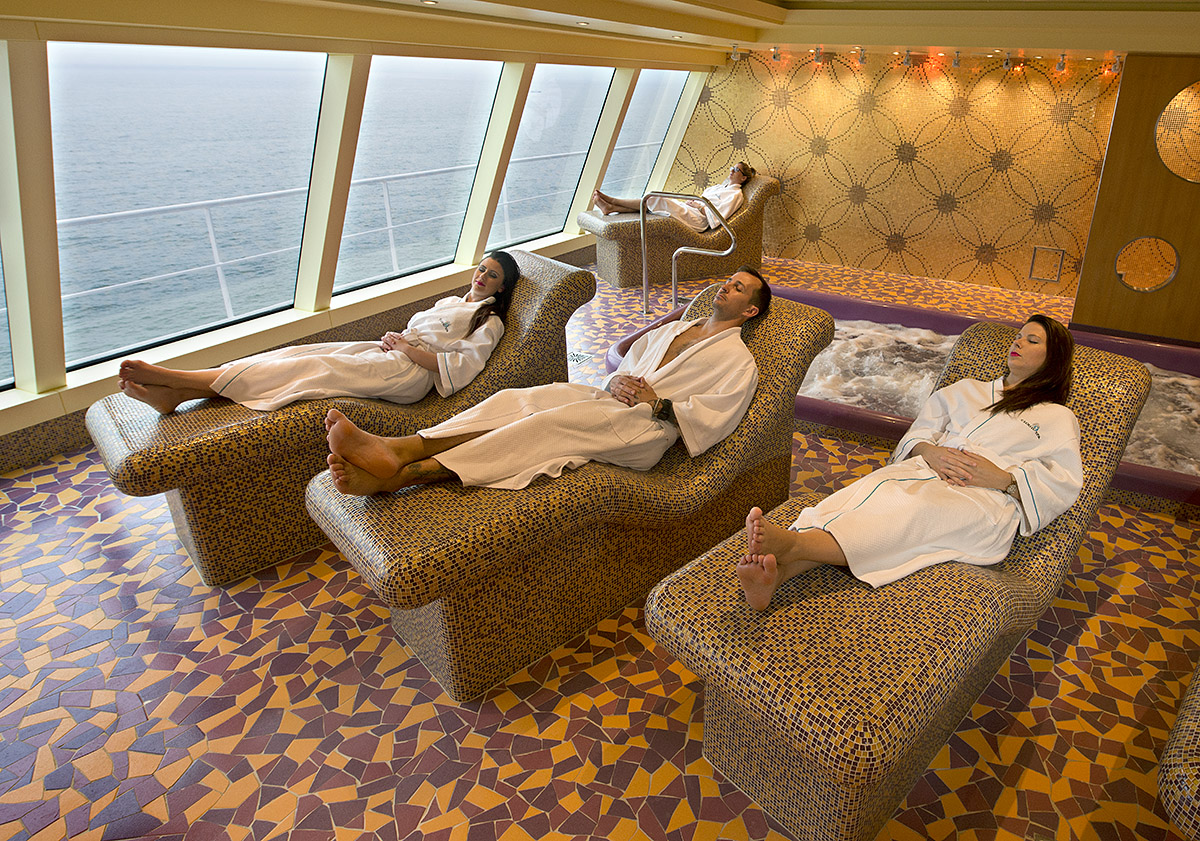 Spa Carnival features some of the largest facilities at sea