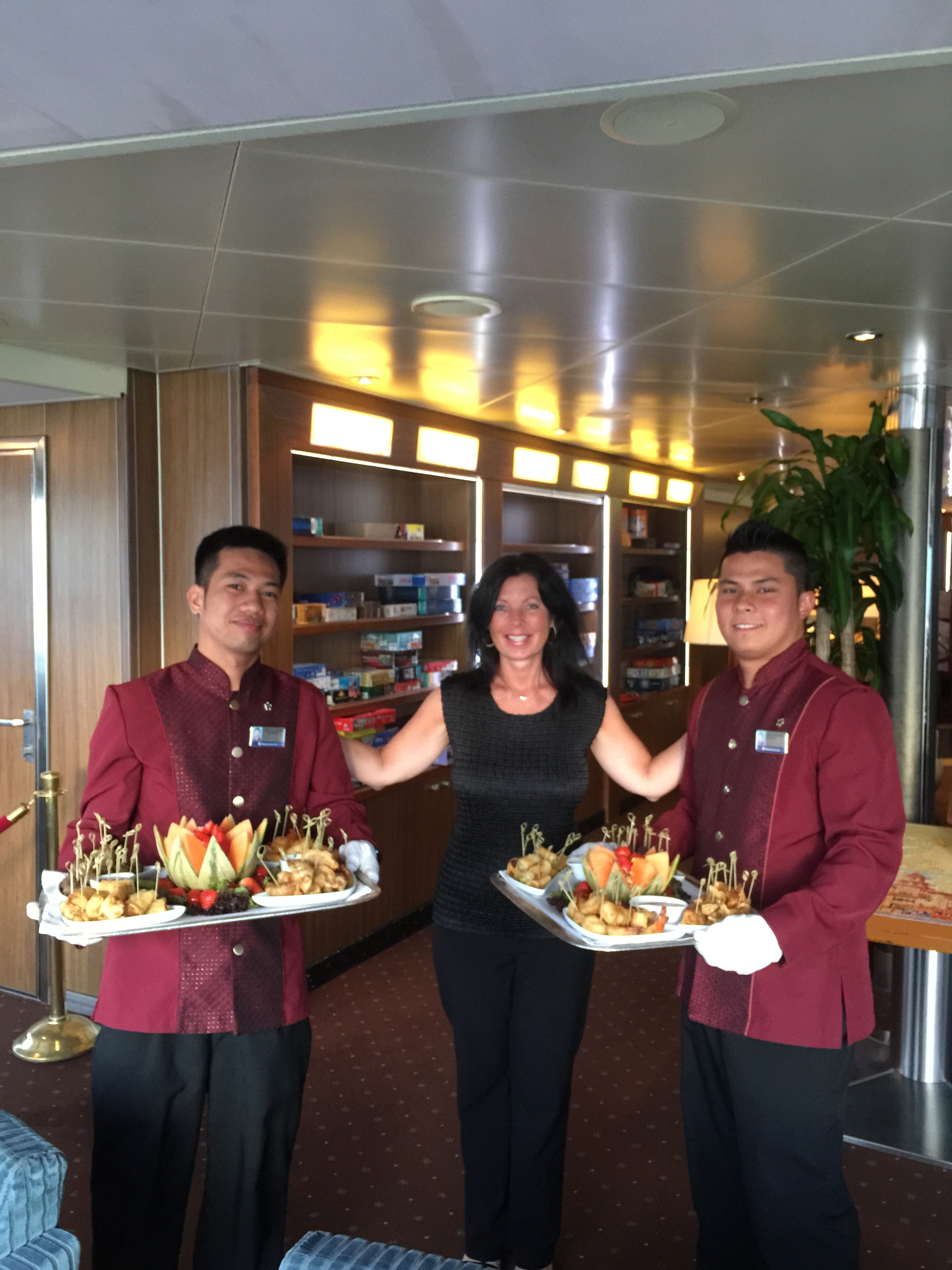 Holland America Eurodam captains cocktail party