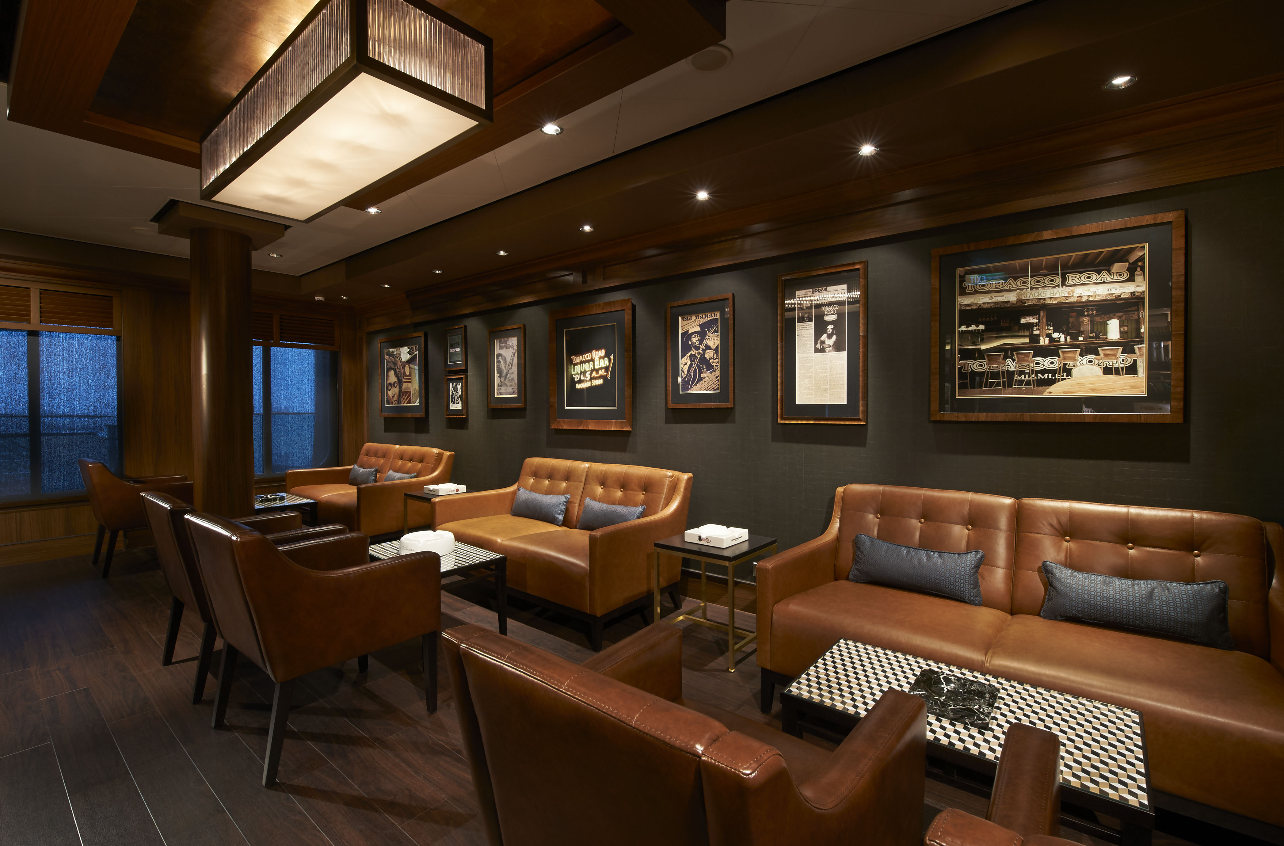 Norwegian cruises escape cruise ship cigar lounge