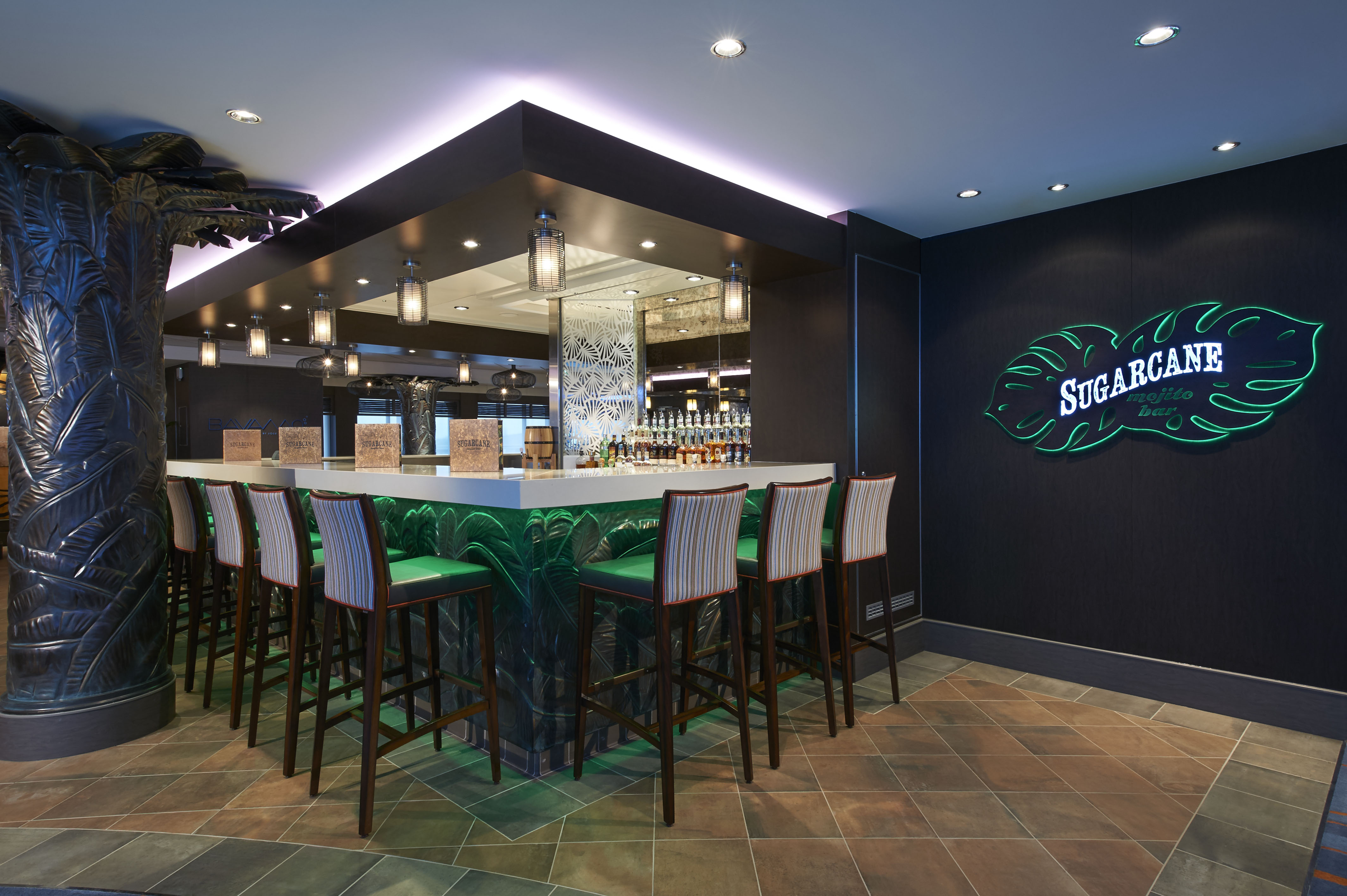 Norwegian cruises escape cruise ship sugarcane bar