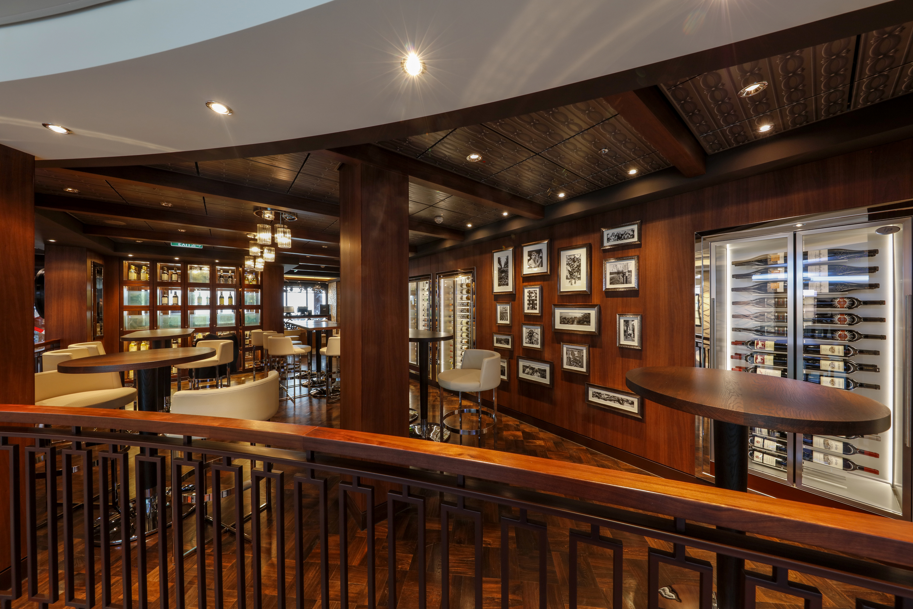 Norwegian cruises escape cruise ship wine bar