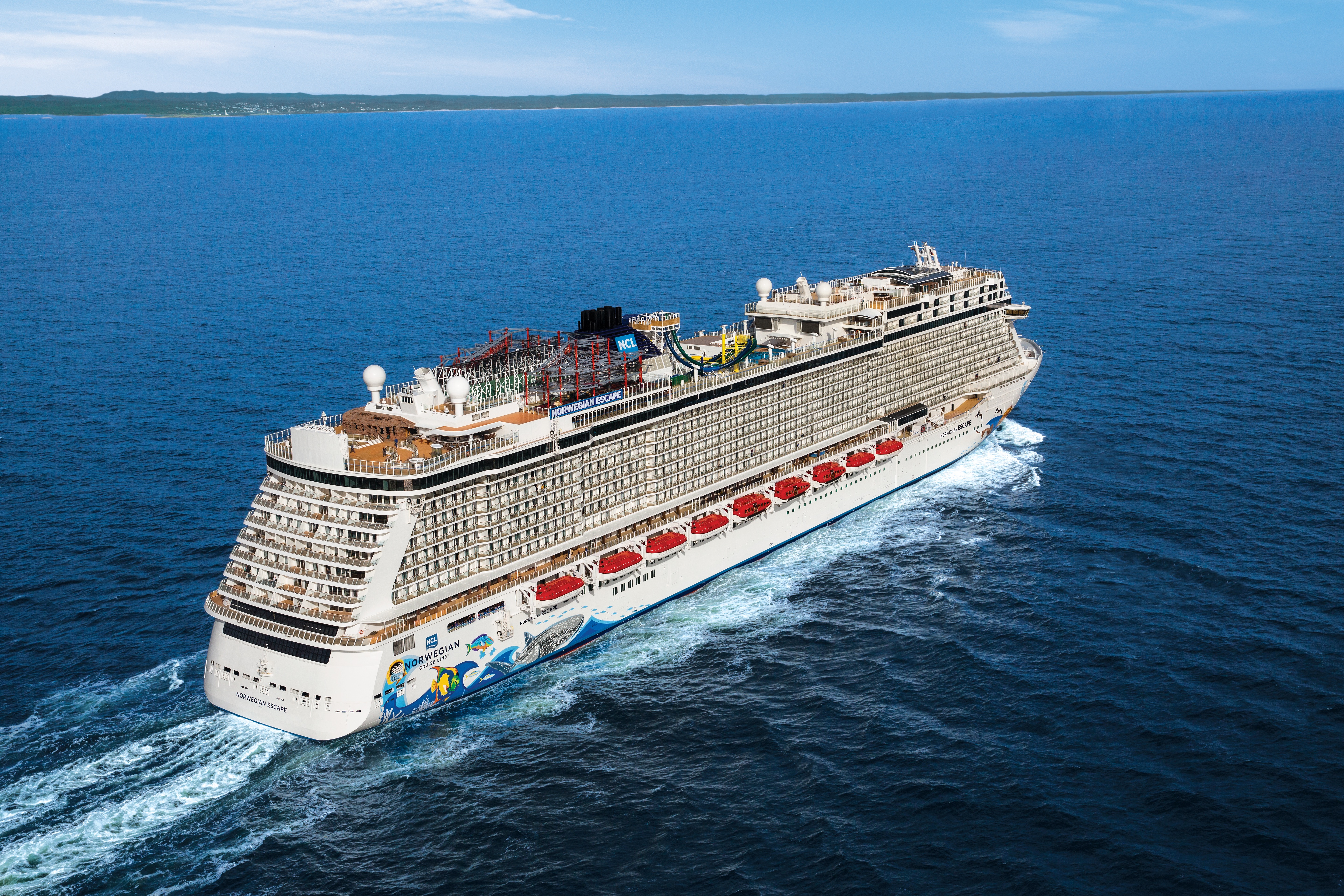 Norwegian cruises escape cruise ship exterior