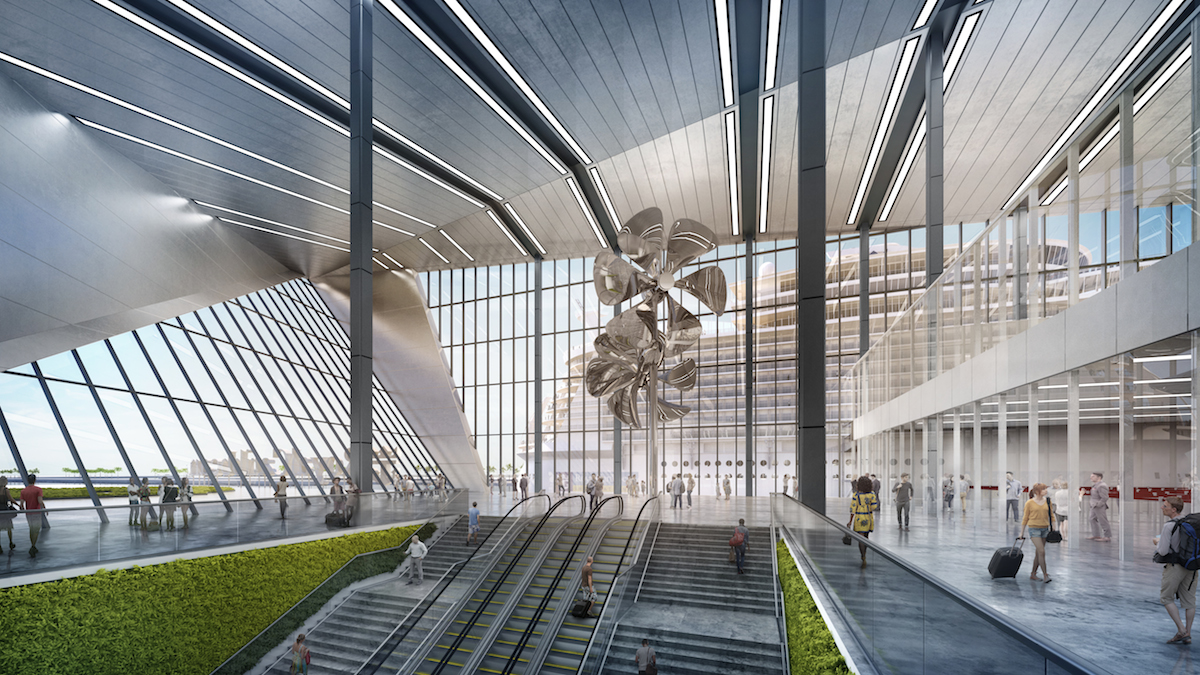 royal caribbean miami cruise terminal interior