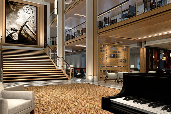 Viking Cruises Viking Star grand staircase