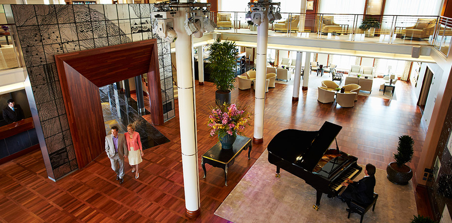 Residensea The World cruise ship piano