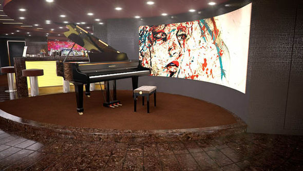 msc meraviglia cruise ship piano