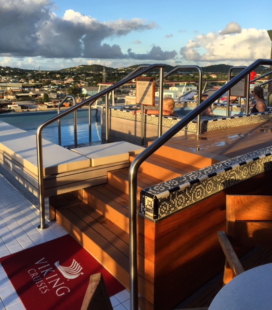 Viking Cruises Viking Star cruise ship aft hot tubs