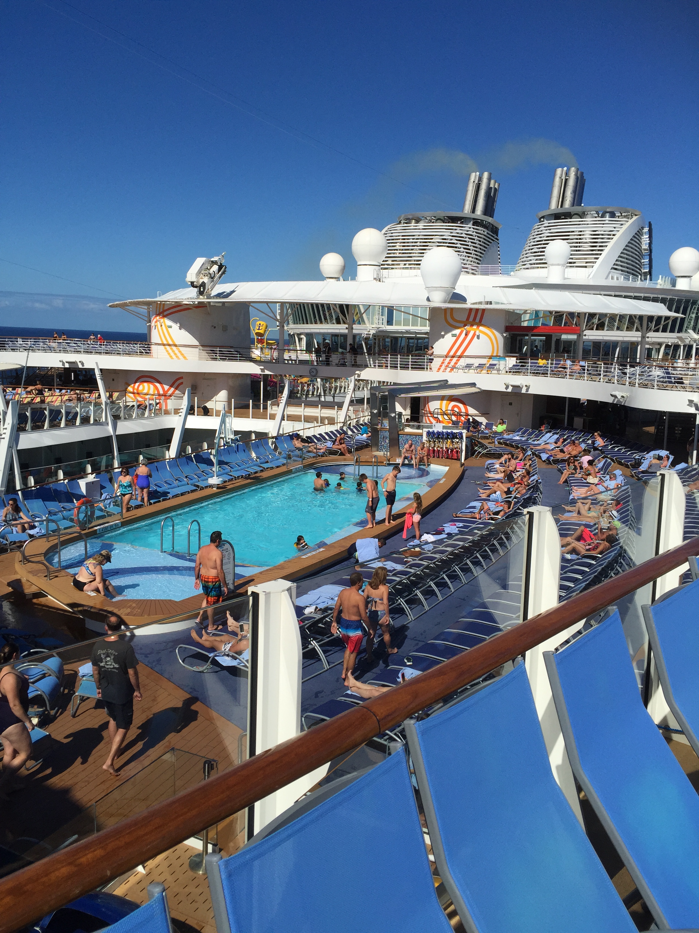 Royal Caribbean Cruises Harmony of the Seas cruise ship main pool