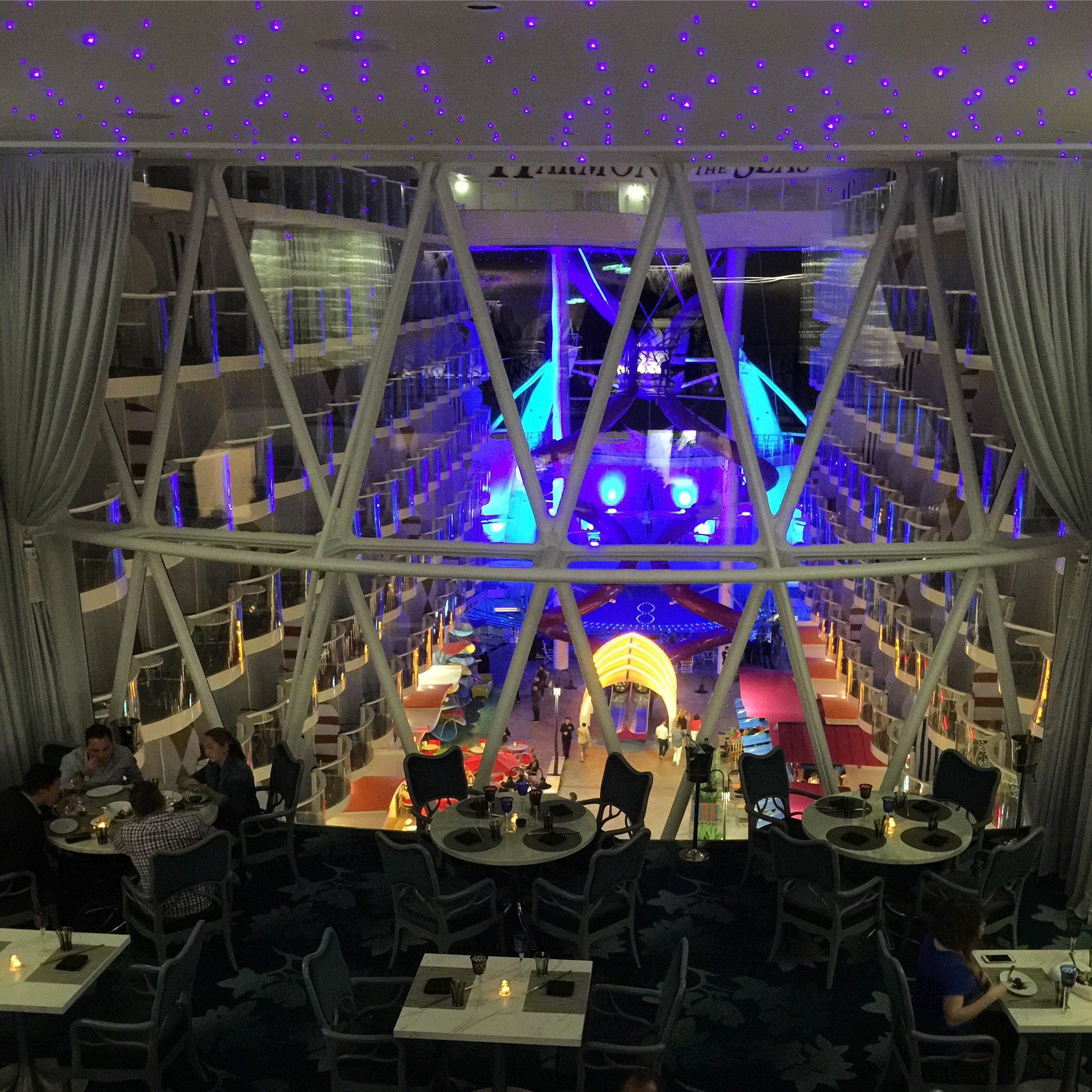 Royal Caribbean Cruises Harmony of the Seas cruise ship wonderland view