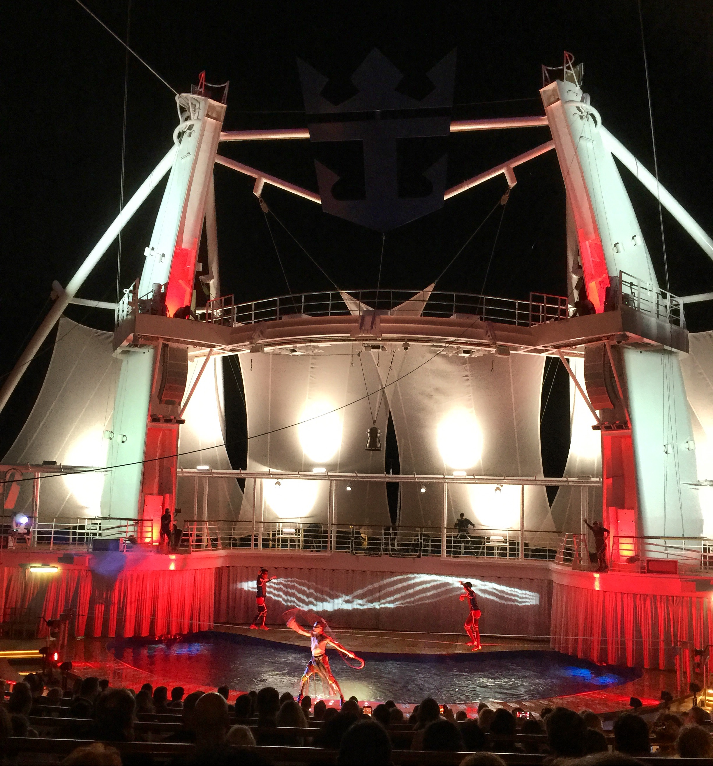 Royal Caribbean Cruises Harmony of the Seas cruise ship theater pool