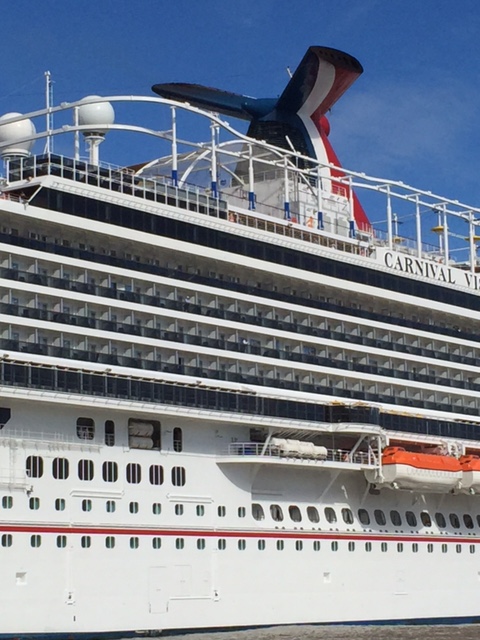 Carnival Cruises Vista cruise ship skyrider track
