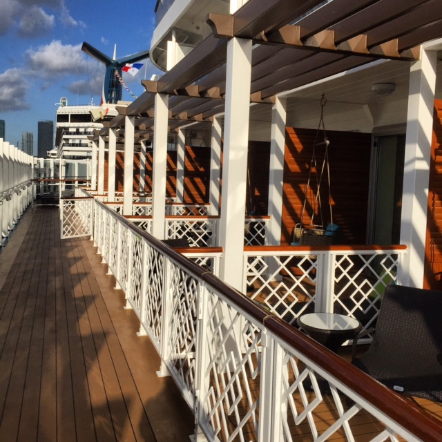 Carnival Cruises Vista cruise ship cabin patio balconies