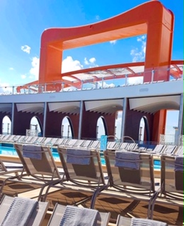 celebrity cruises edge cruise ship magic carpet handle