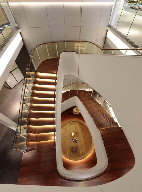 Celebrity cruises edge staircase