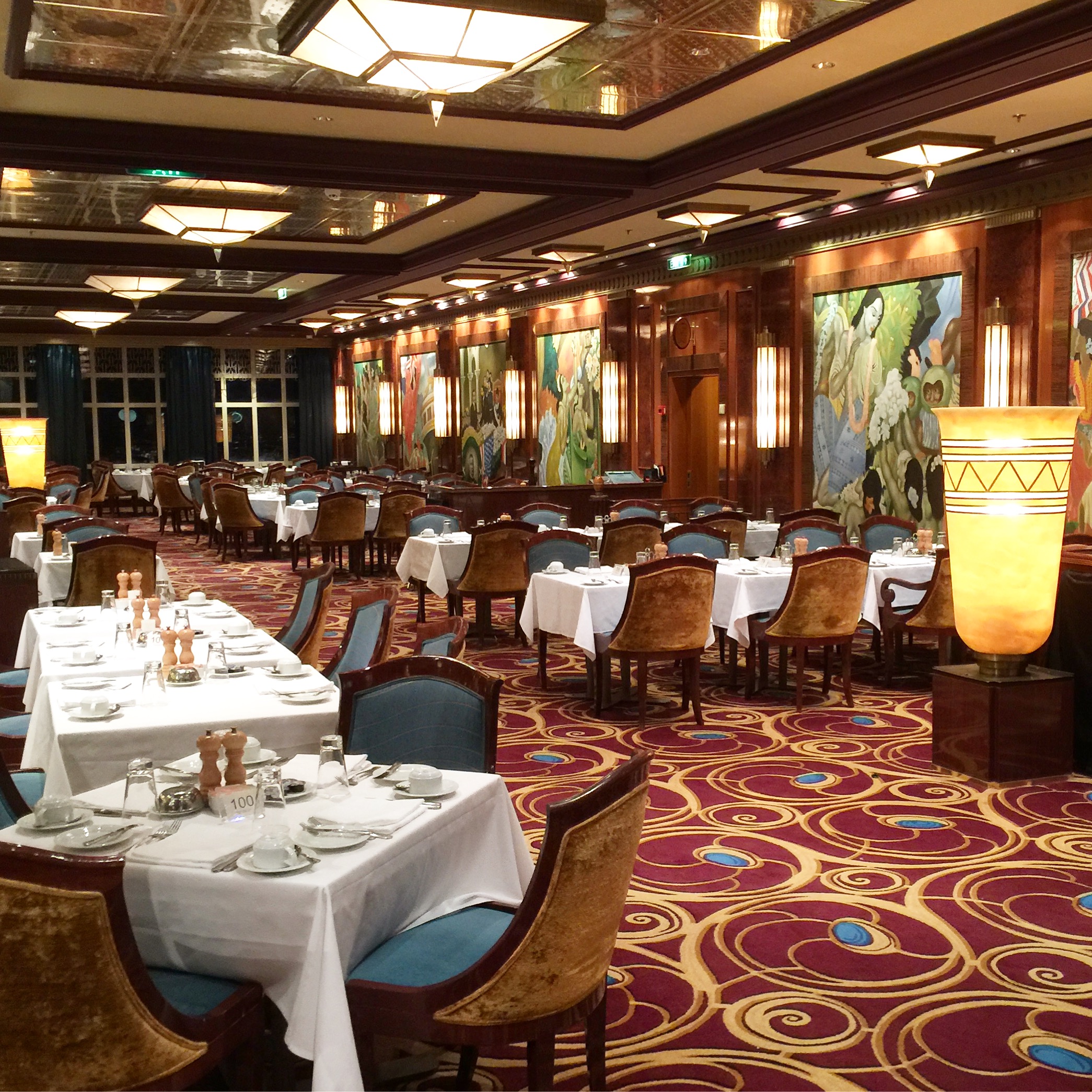 Norwegian cruises Jade cruise ship Norway dining room