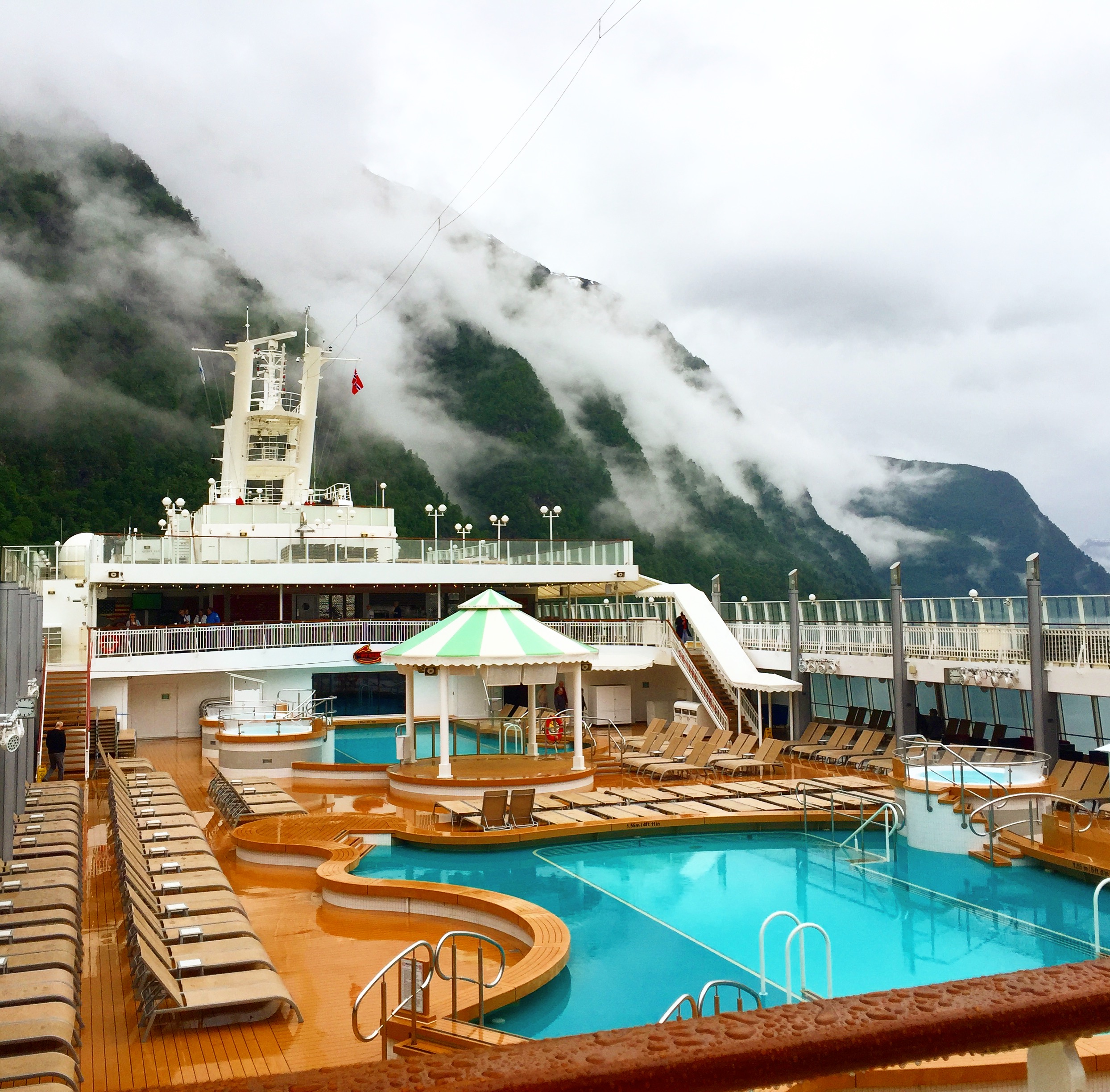 Norwegian cruises Jade cruise ship Norway swimming pool