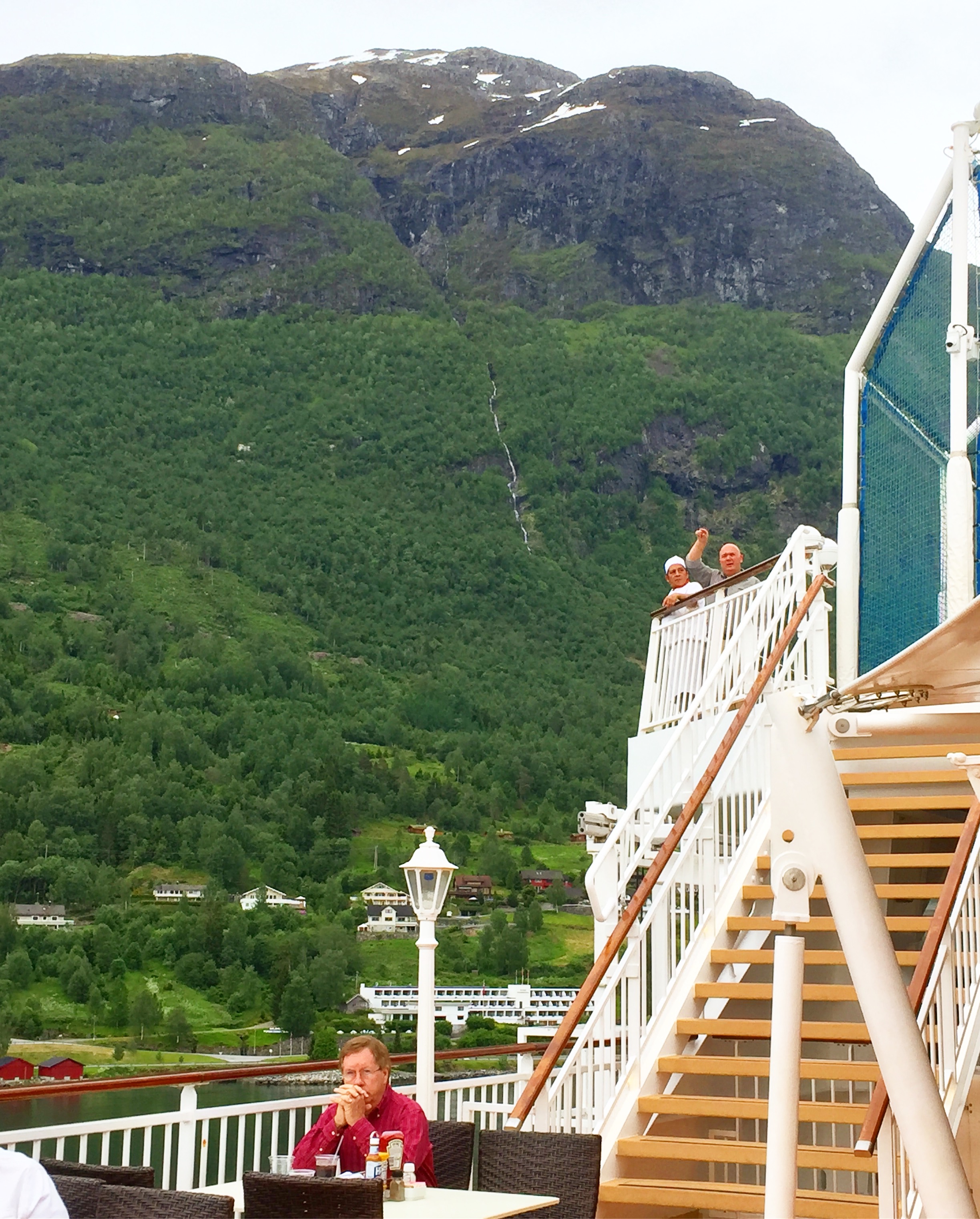 Norwegian cruises Jade cruise ship Norway deck view