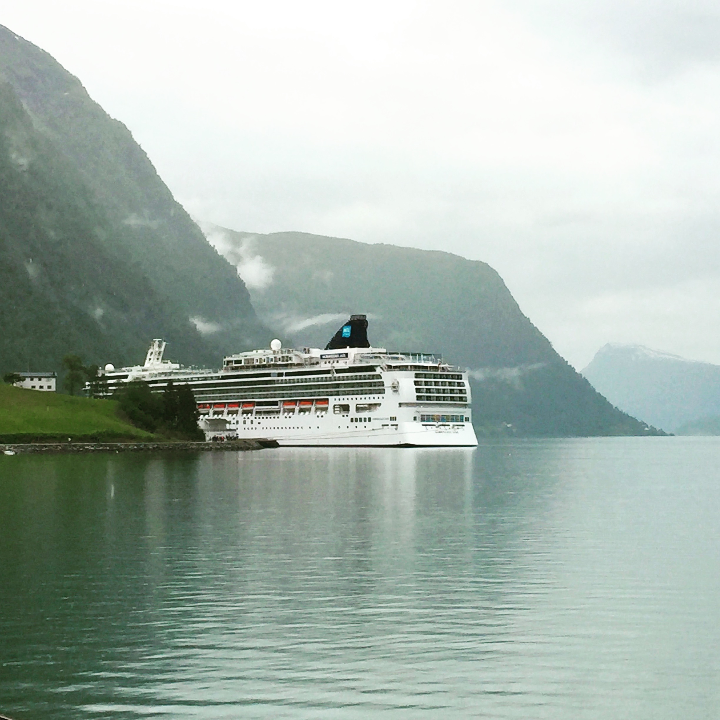 Norwegian cruises Jade cruise ship Norway docked