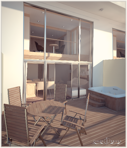 Peaceboat Ecoship cruises balcony