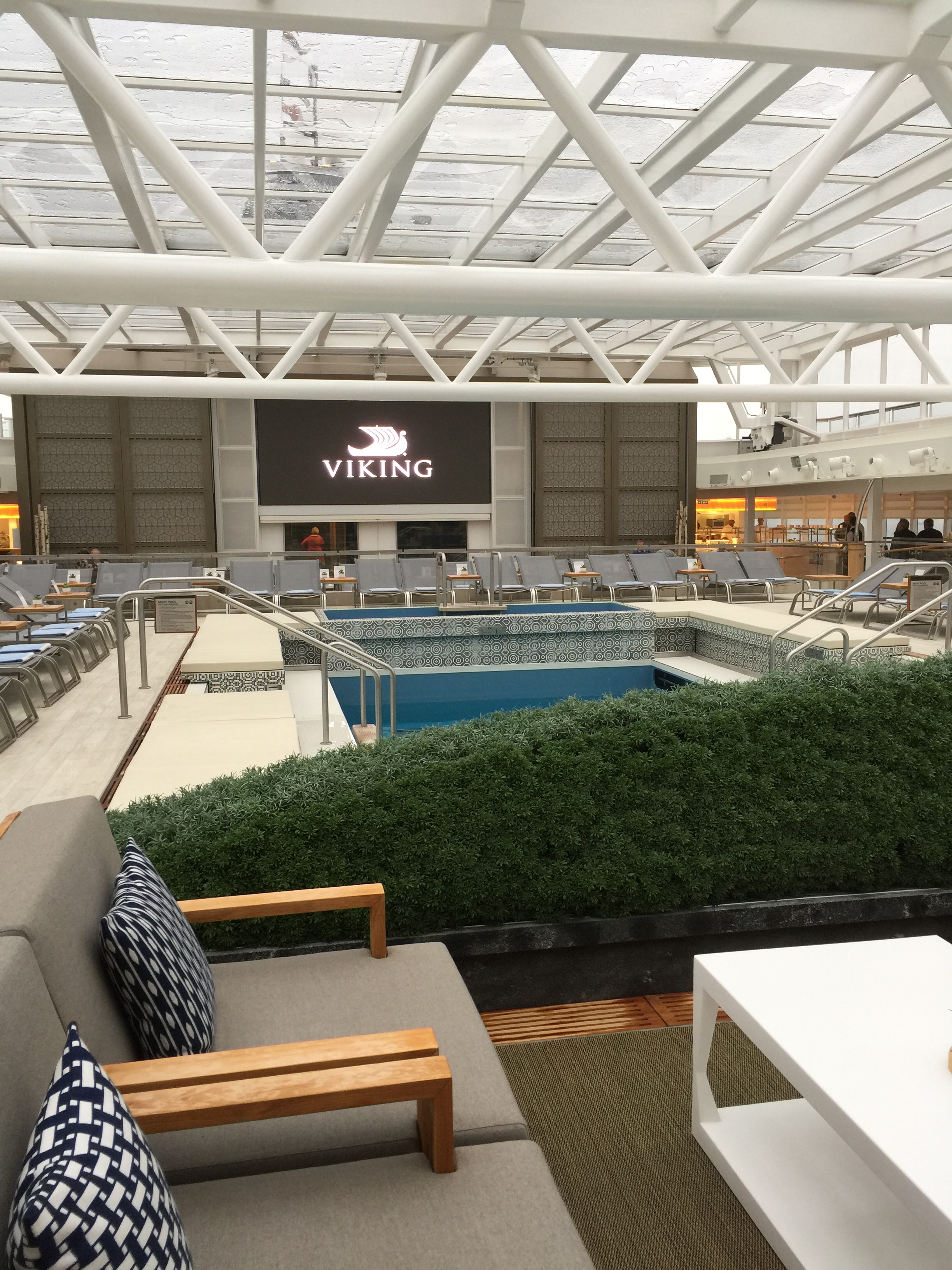 Viking cruises sky cruise ship movie screen