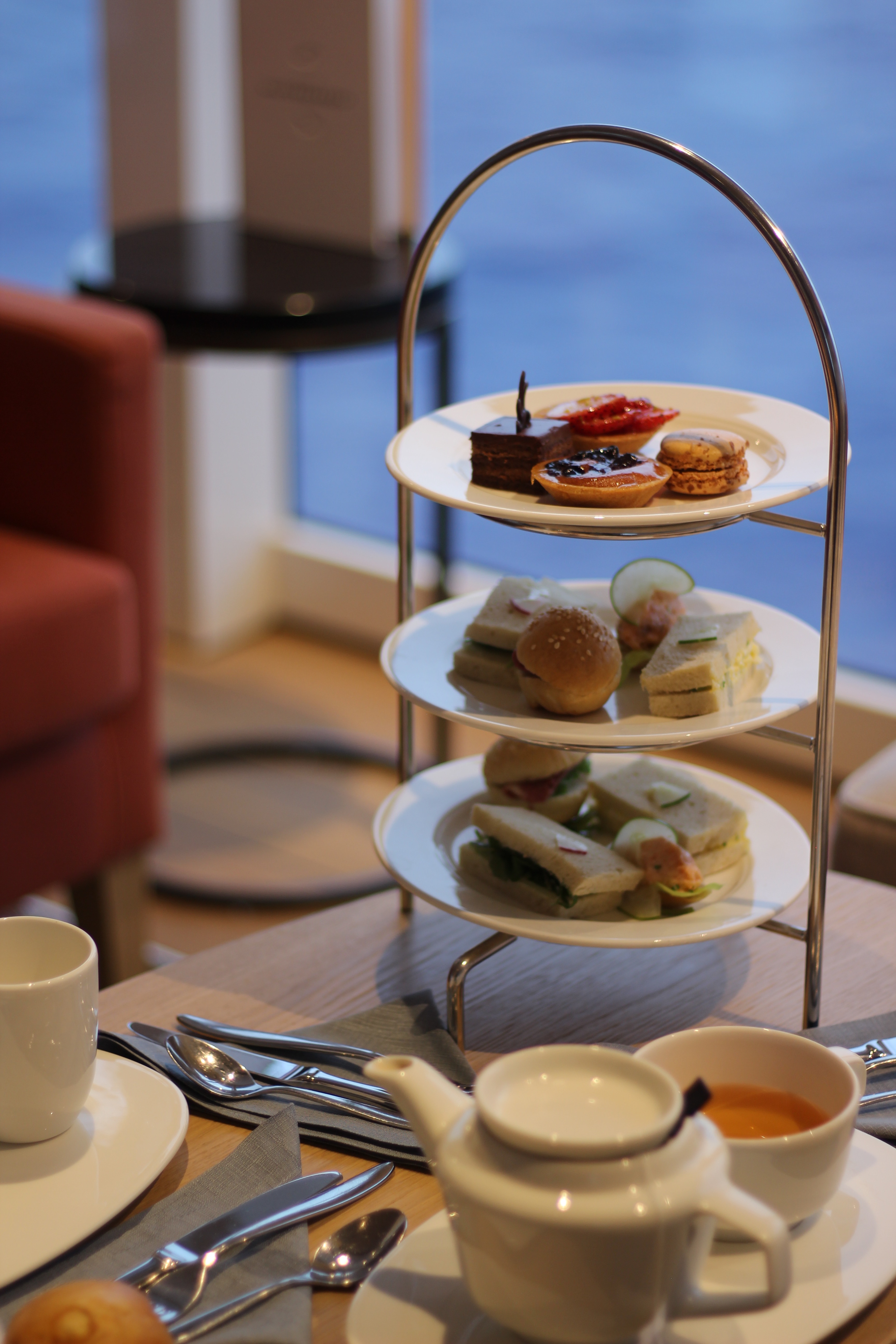 Viking cruises sky cruise ship afternoon tea