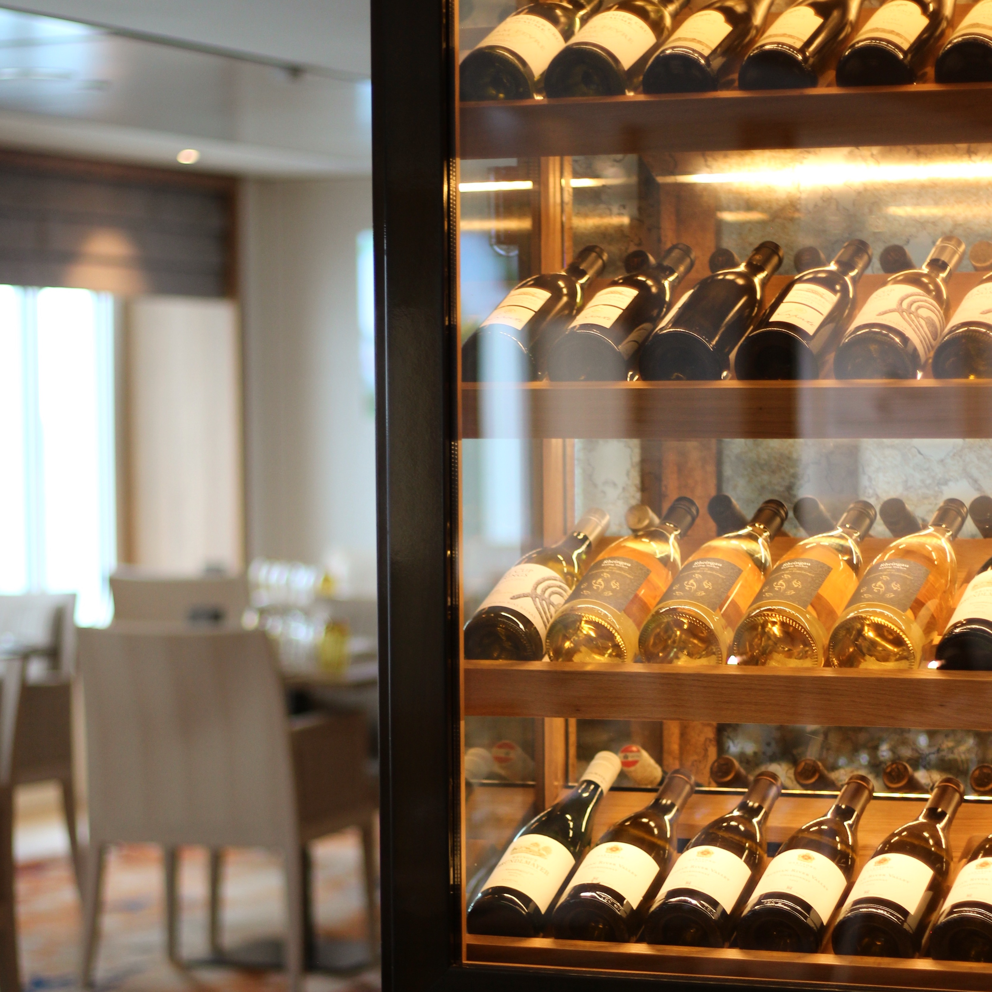 Viking cruises sky cruise ship wine bottles