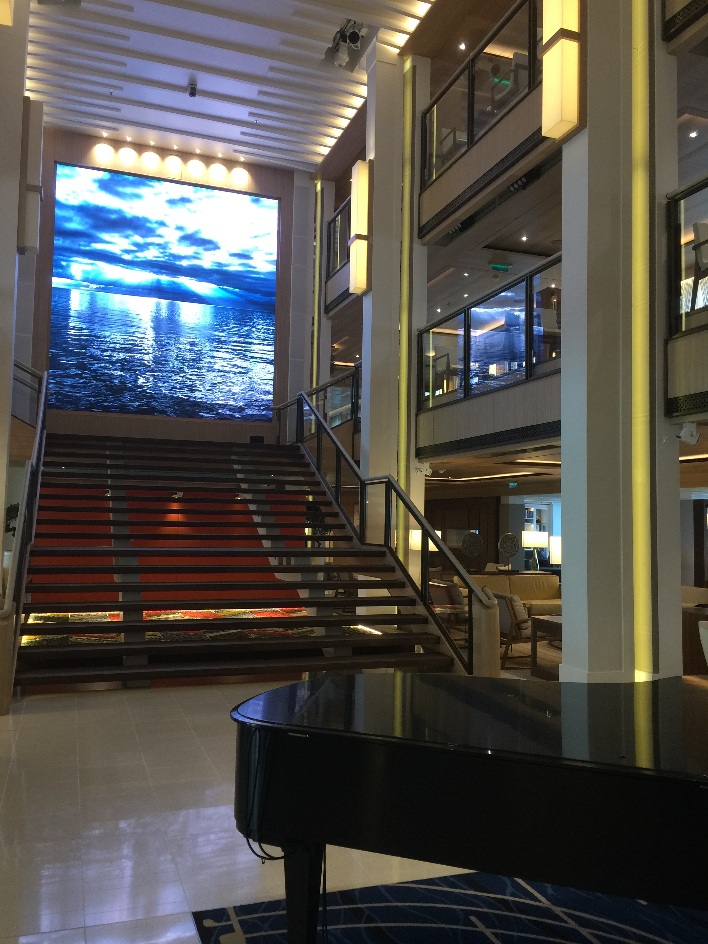 Viking cruises sky cruise ship atrium
