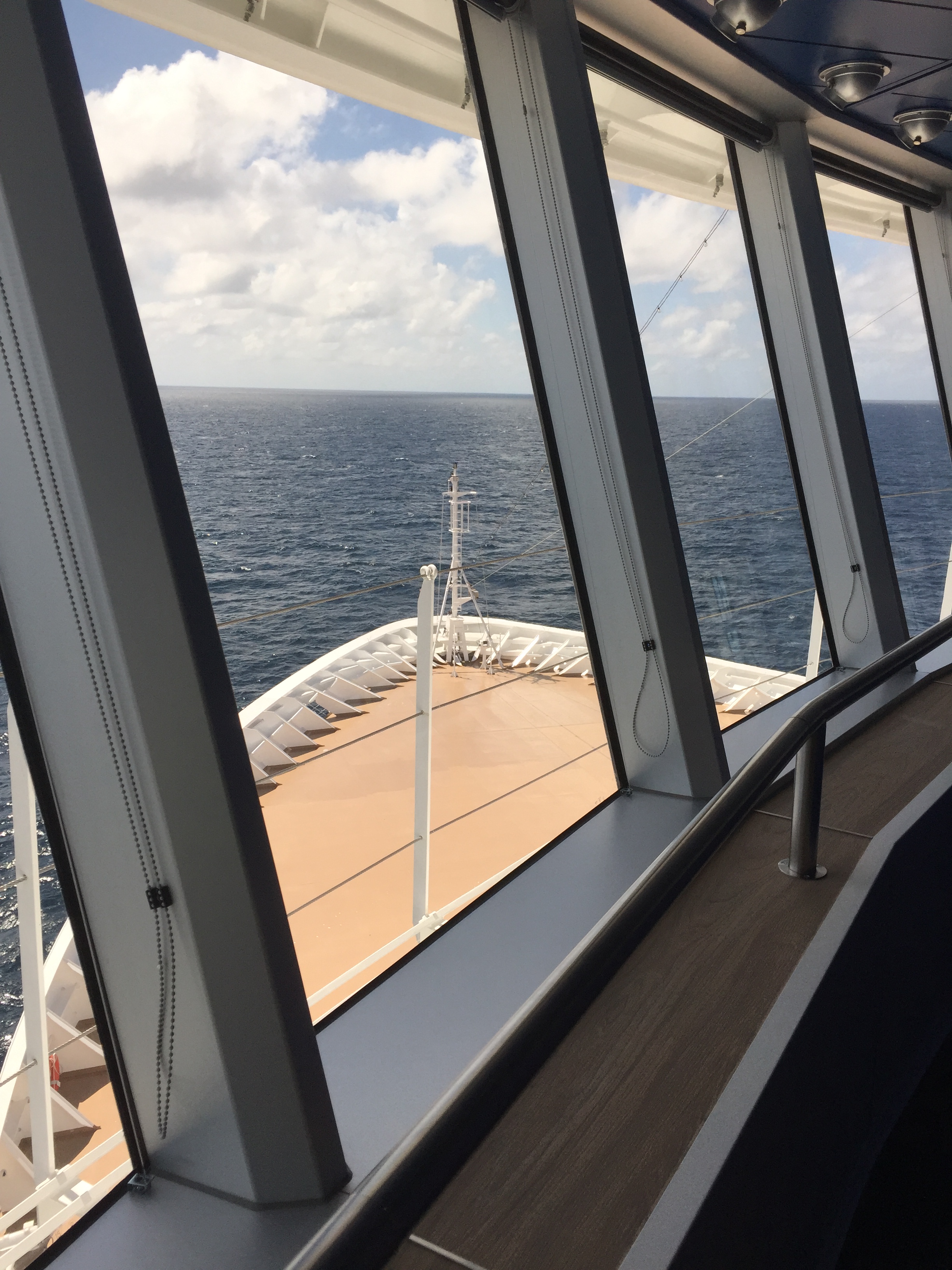 Viking cruises sky cruise ship bow view
