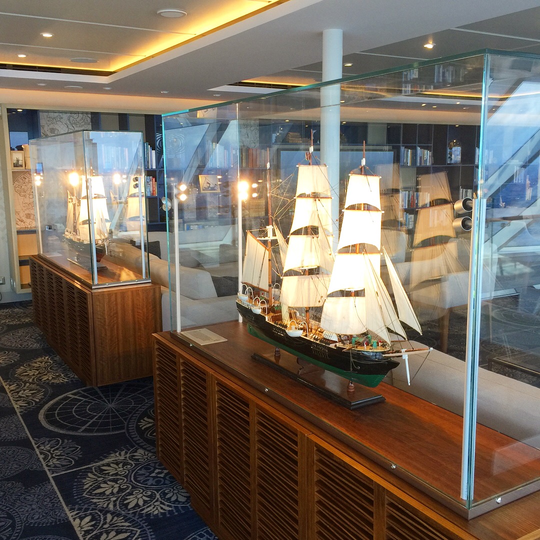 Viking cruises sky cruise ship explorers lounge model boats