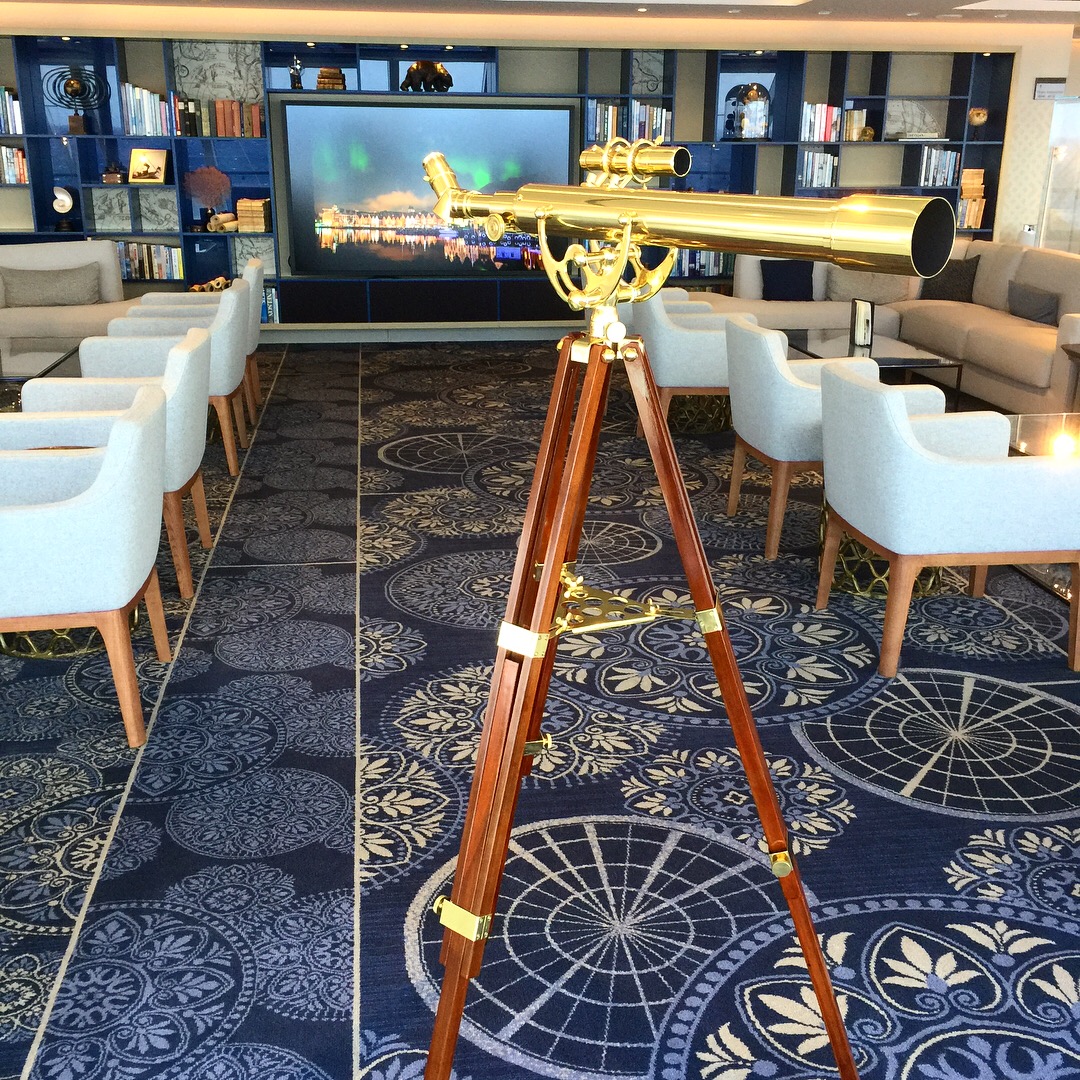 Viking cruises sky cruise ship observation lounge telescope