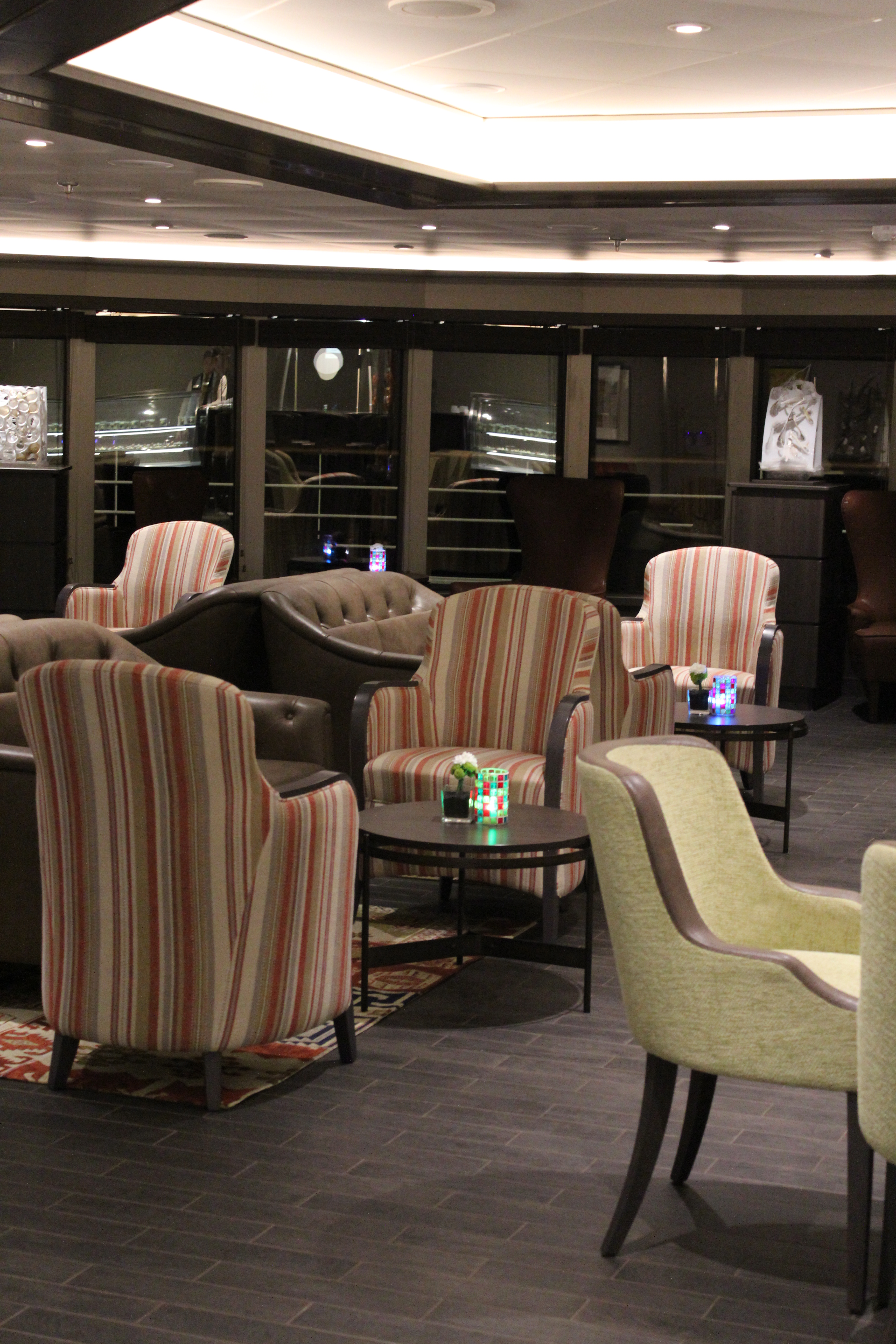 Silversea cruises silver muse cruise ship lounge area