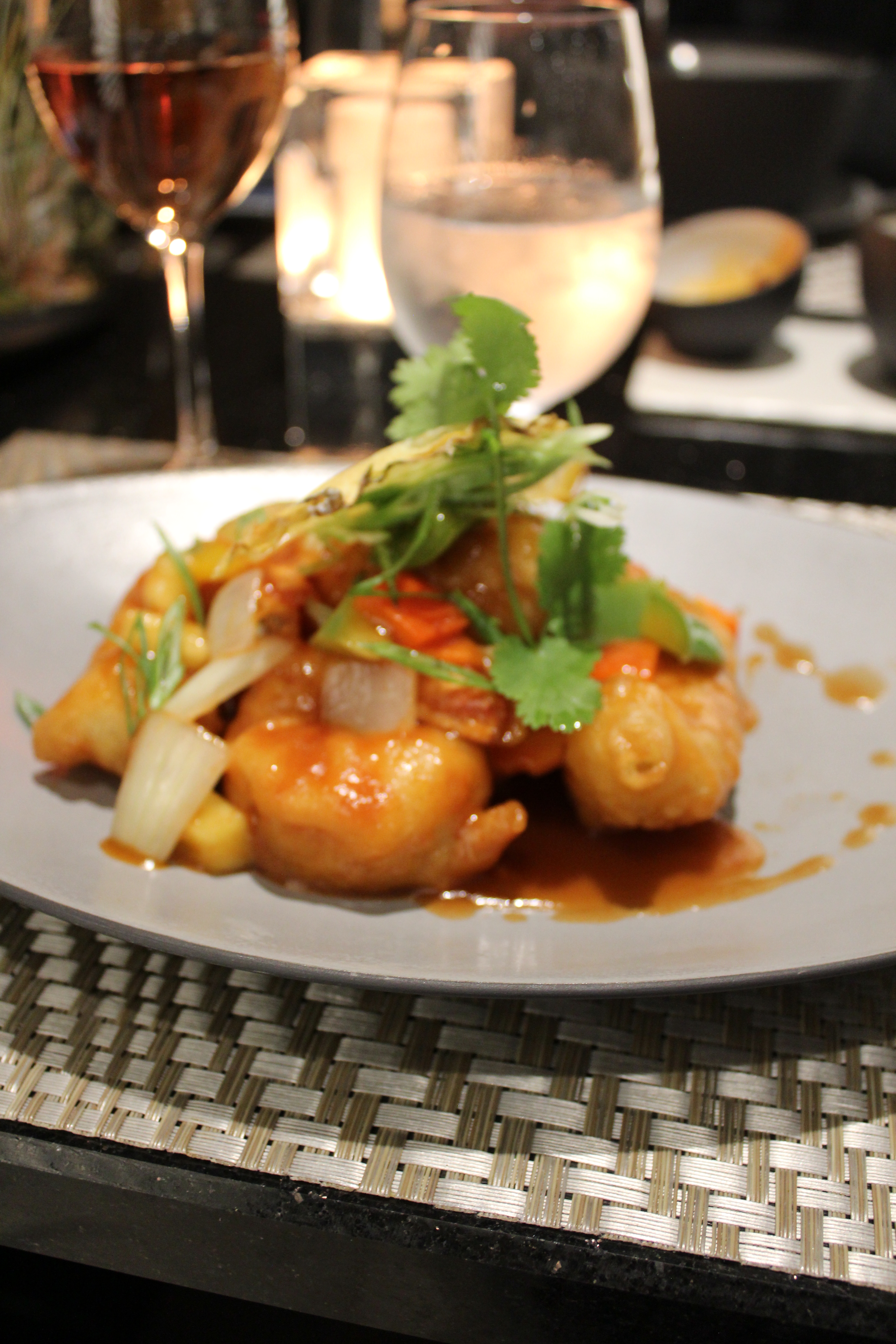 Silversea cruises silver muse cruise ship shrimp