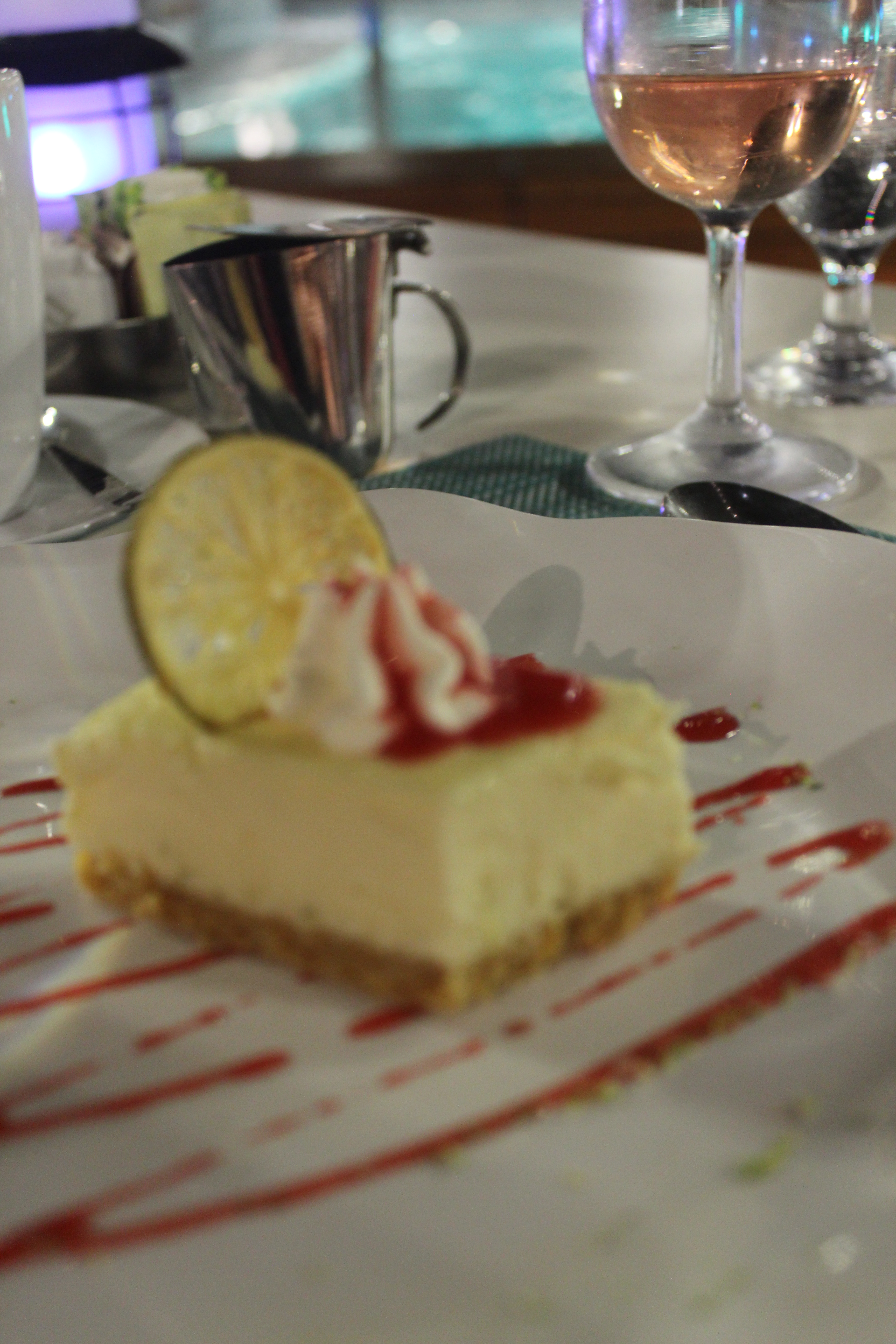 Silversea cruises silver muse cruise ship cheesecake