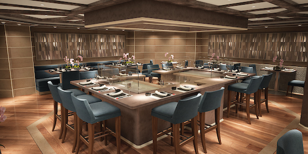 Silversea cruises silver muse cruise ship kabuki