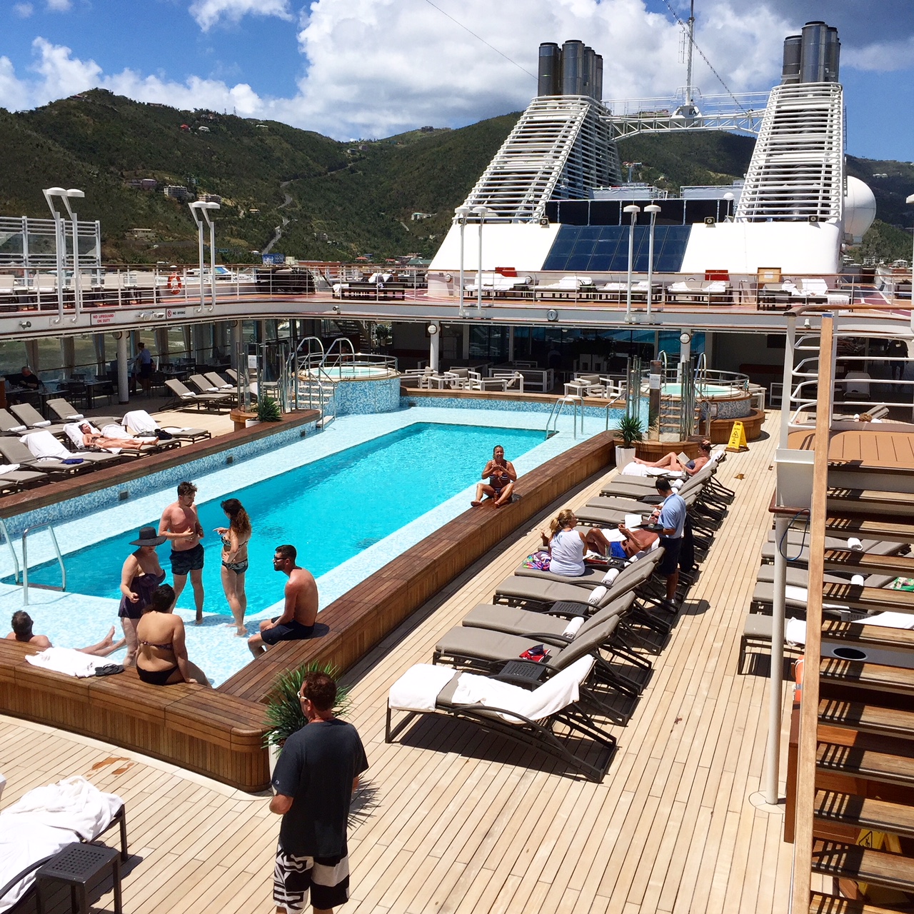 Silversea cruises silver muse cruise ship pool