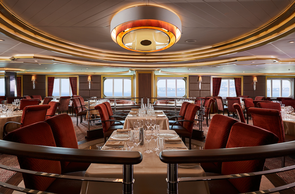 Silversea cruises silver muse cruise ship atlantide restaurant