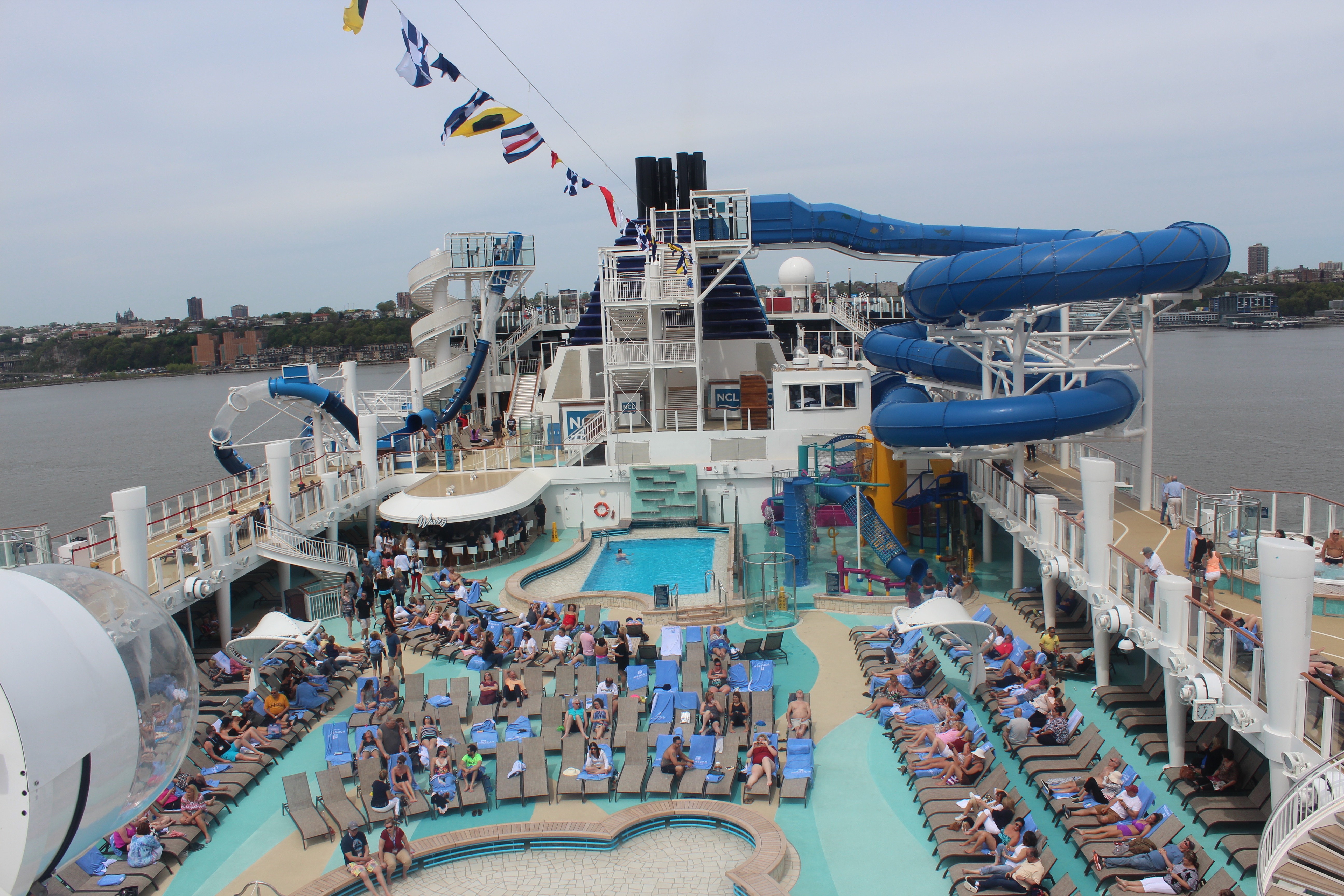 Norwegian Bliss waterslides