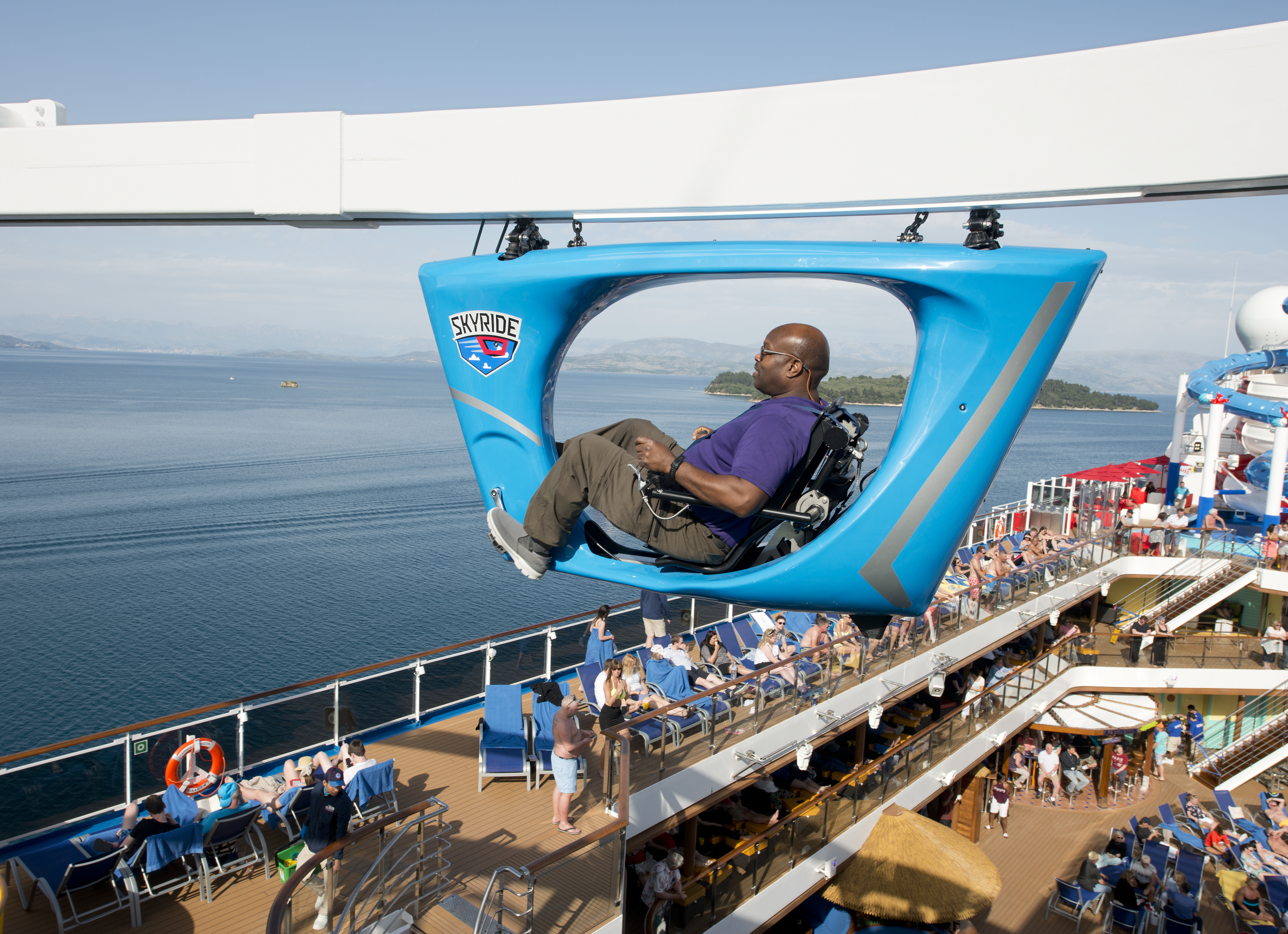 Carnival cruises Horizon cruise ship Skyride passenger