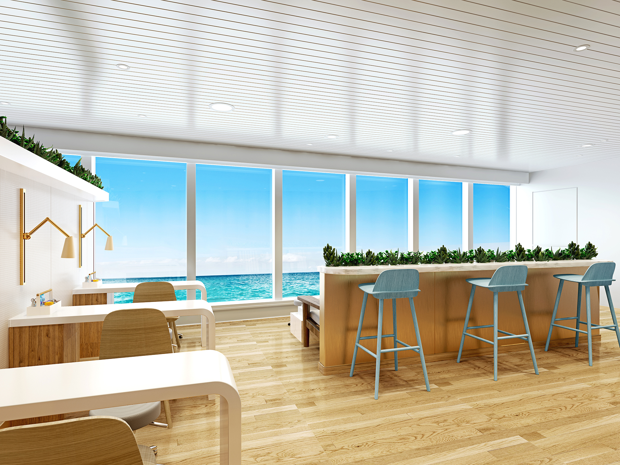 Virgin voyage cruises scarlet lady manicure spa