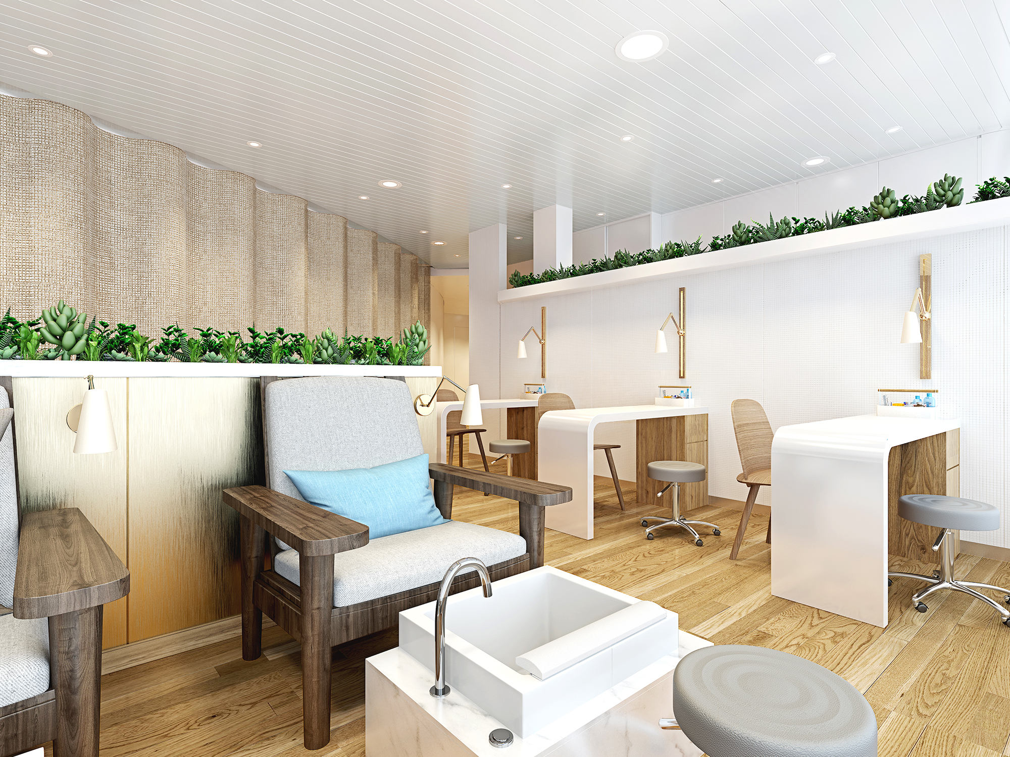 Virgin voyage cruises scarlet lady pedicure spa