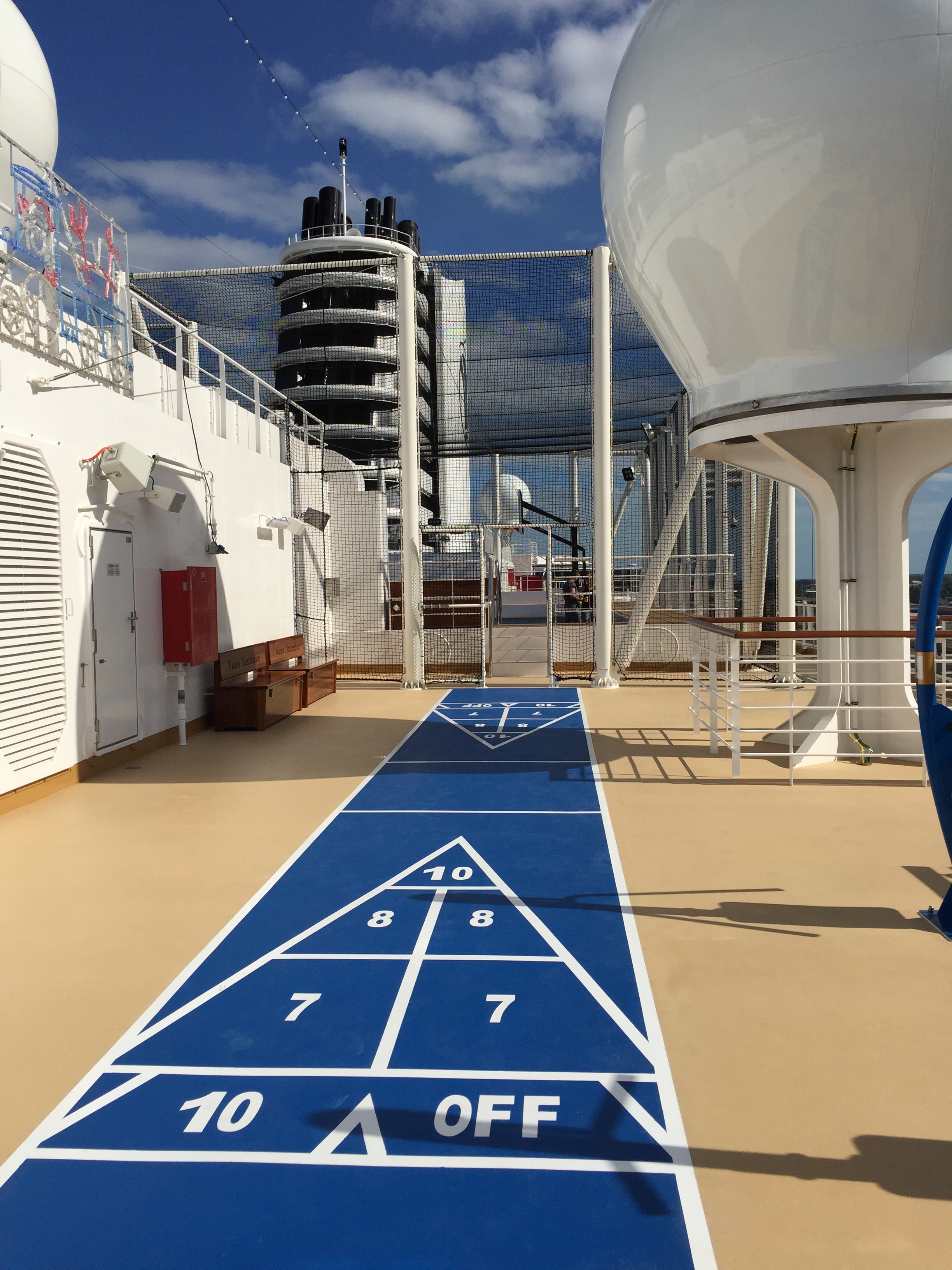Holland America Statendam cruise ship shuffle board